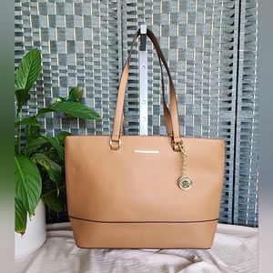 Large Anne Klein Camel or Tan Colored Tote